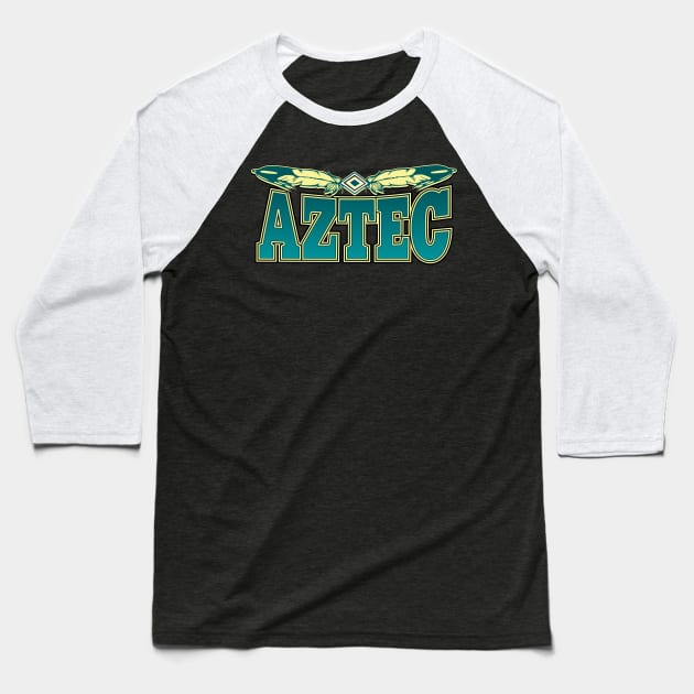 Aztec Baseball T-Shirt by MagicEyeOnly